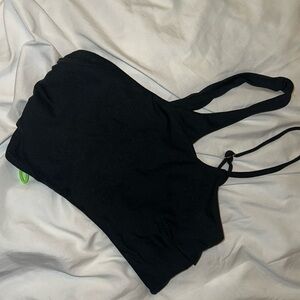 Bombshell Black Toggle Sportsbra